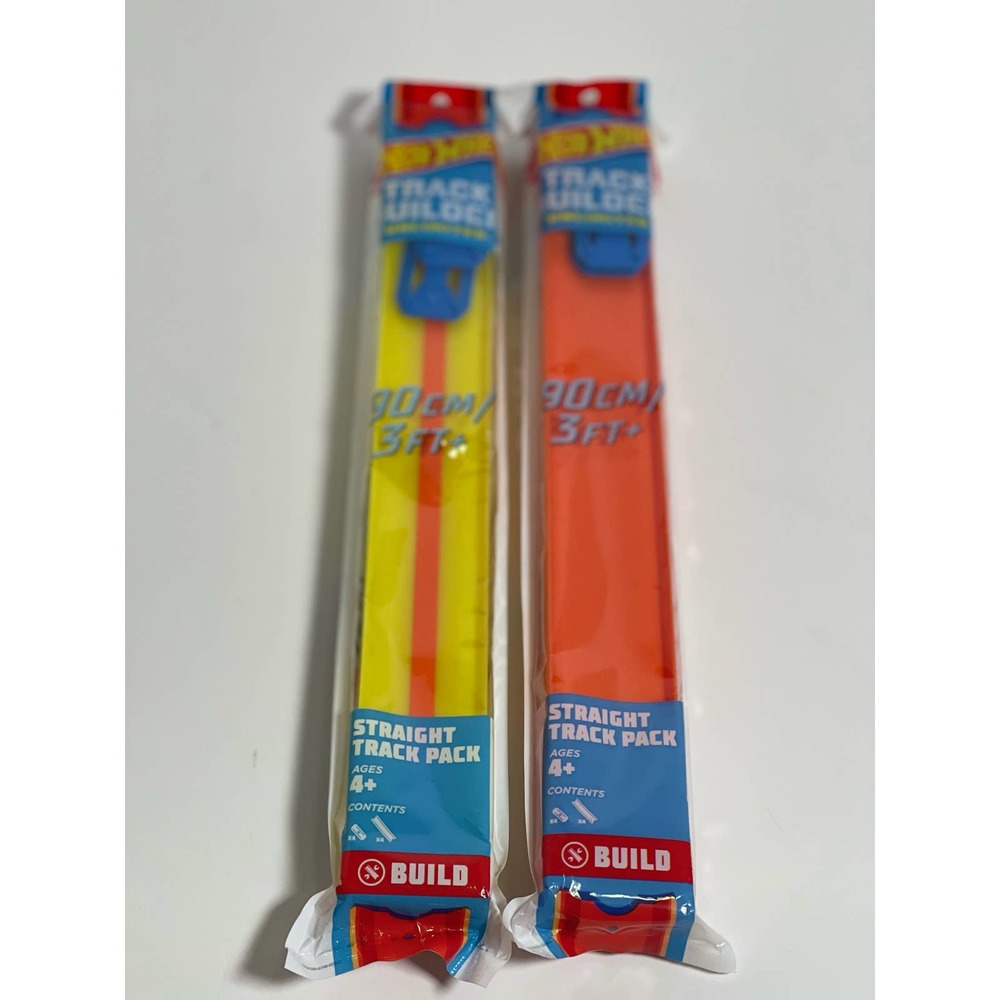 New Hot Wheels New track lot of 8 pieces 12 inch long with connectors